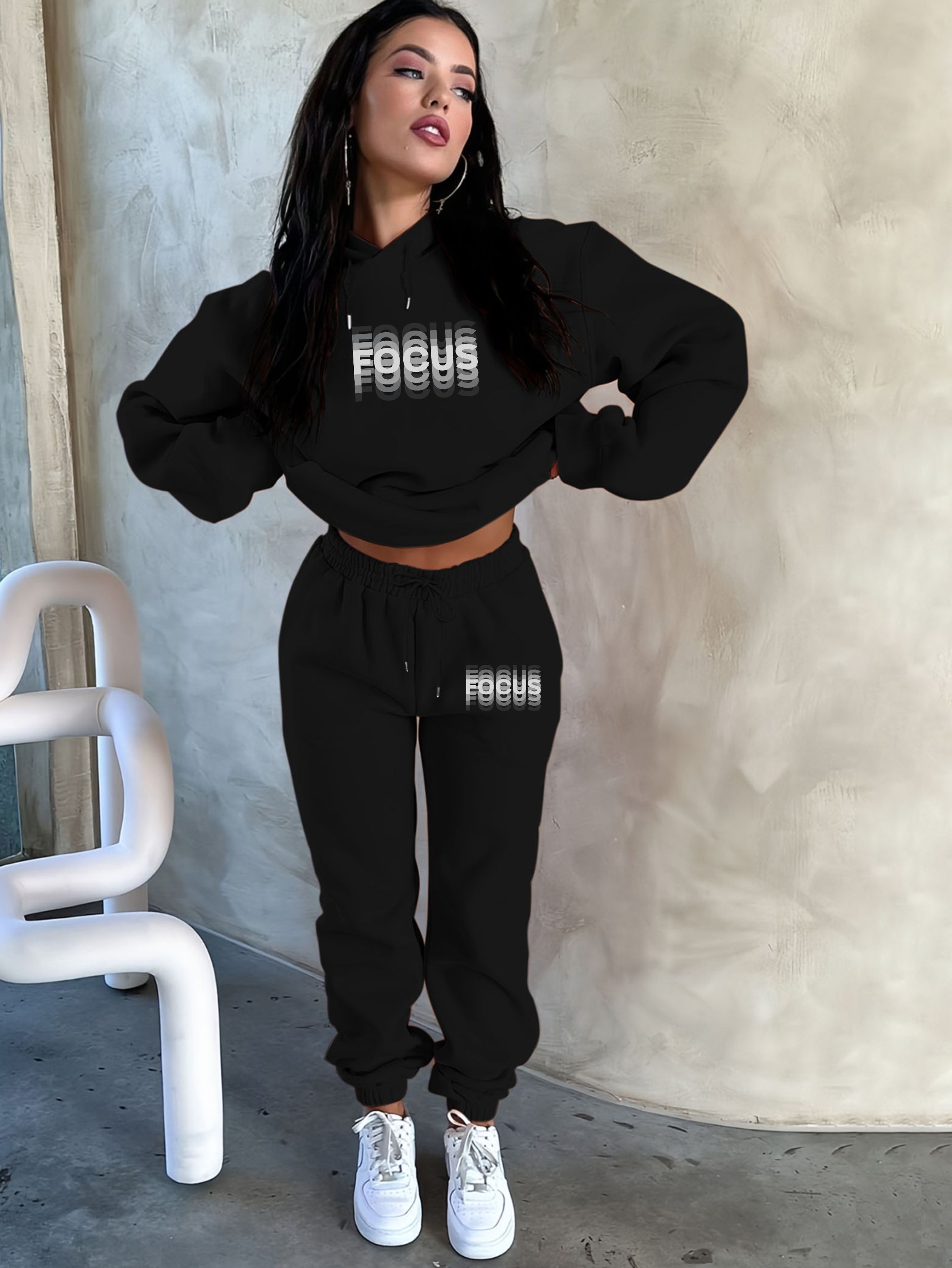 Street For Fashion - Damen Winter Warmer Fleece Dicker 2-Teiliger