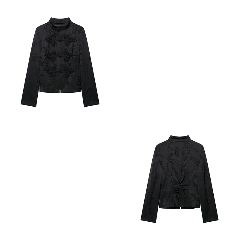 Street Fashion Trends 2026 - Guobioziy Damen Casual Jacquard Seil-Knoten-Mantel 2026