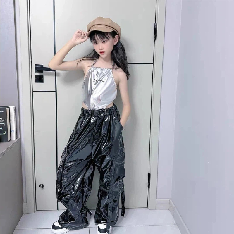 Street Fashion Show - Neues Kinder-Bühnenkostüm-Set Mädchen Jazz-Tanzkostüm T-Stage Show
