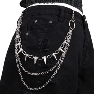 Street Fashion Jeans - Unisex Hip-Hop Punk Rock Metall Taillenkette