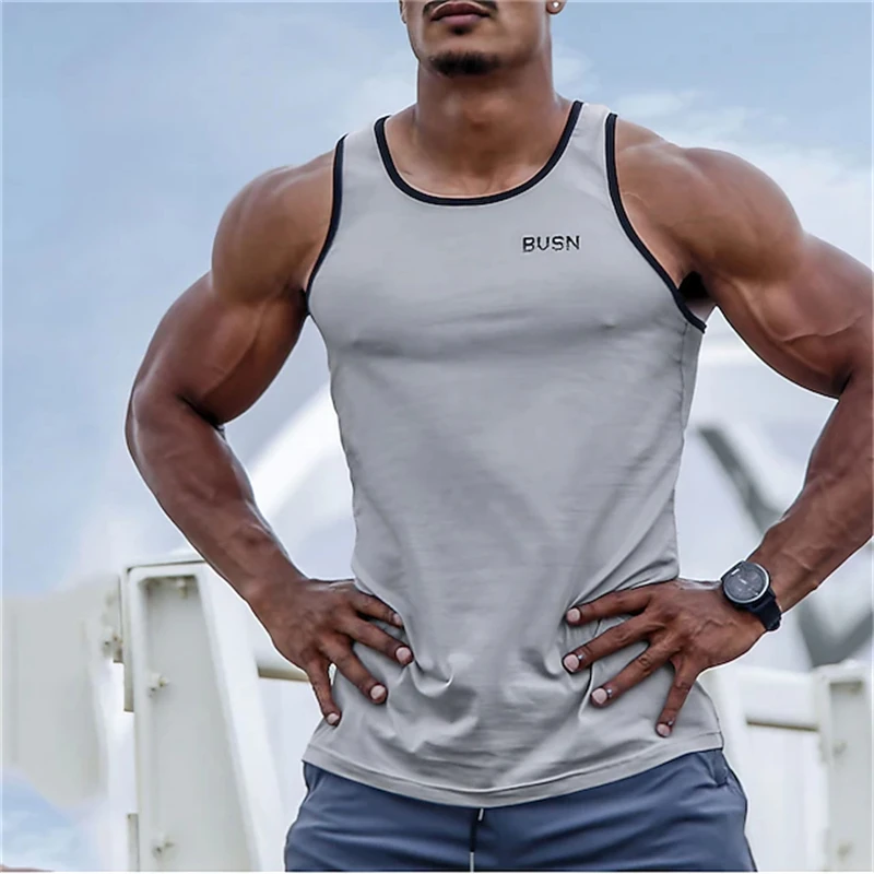 Street Fashion Urban - Sommerlicher Alltagstrend Herren Tanktop Outdoor-Sport Laufen