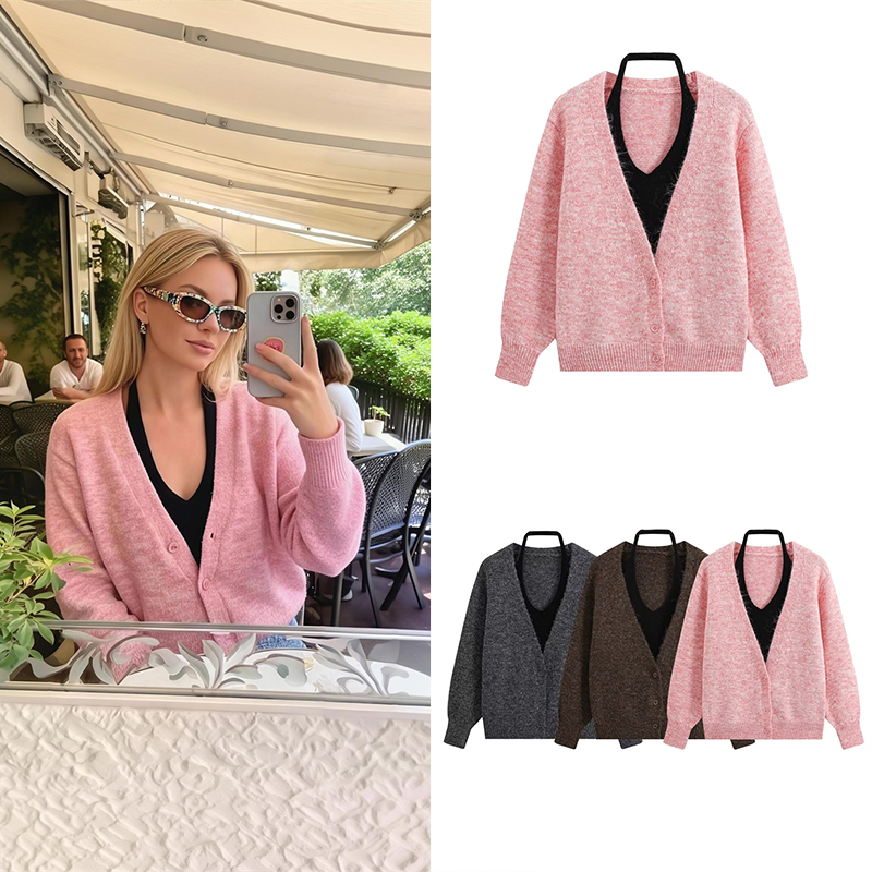 Street Fashion Trends 2026 - Guobioziy Damen Casual Strick-Cardigan-Pullover 2026 Frühling-Herbst