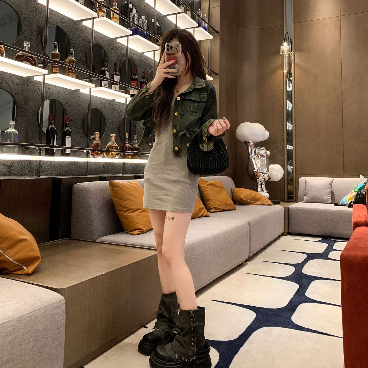 Frauen Stiefel Britische Mode  – Street Fashion Jeans Bewertung und Preis