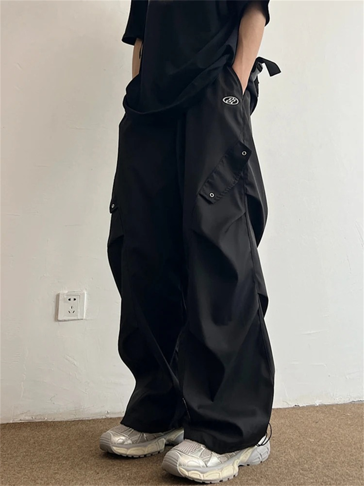 Schwarze Cartoon-Cargohose für – Cargo Pant Wide Bewertung und Preis
