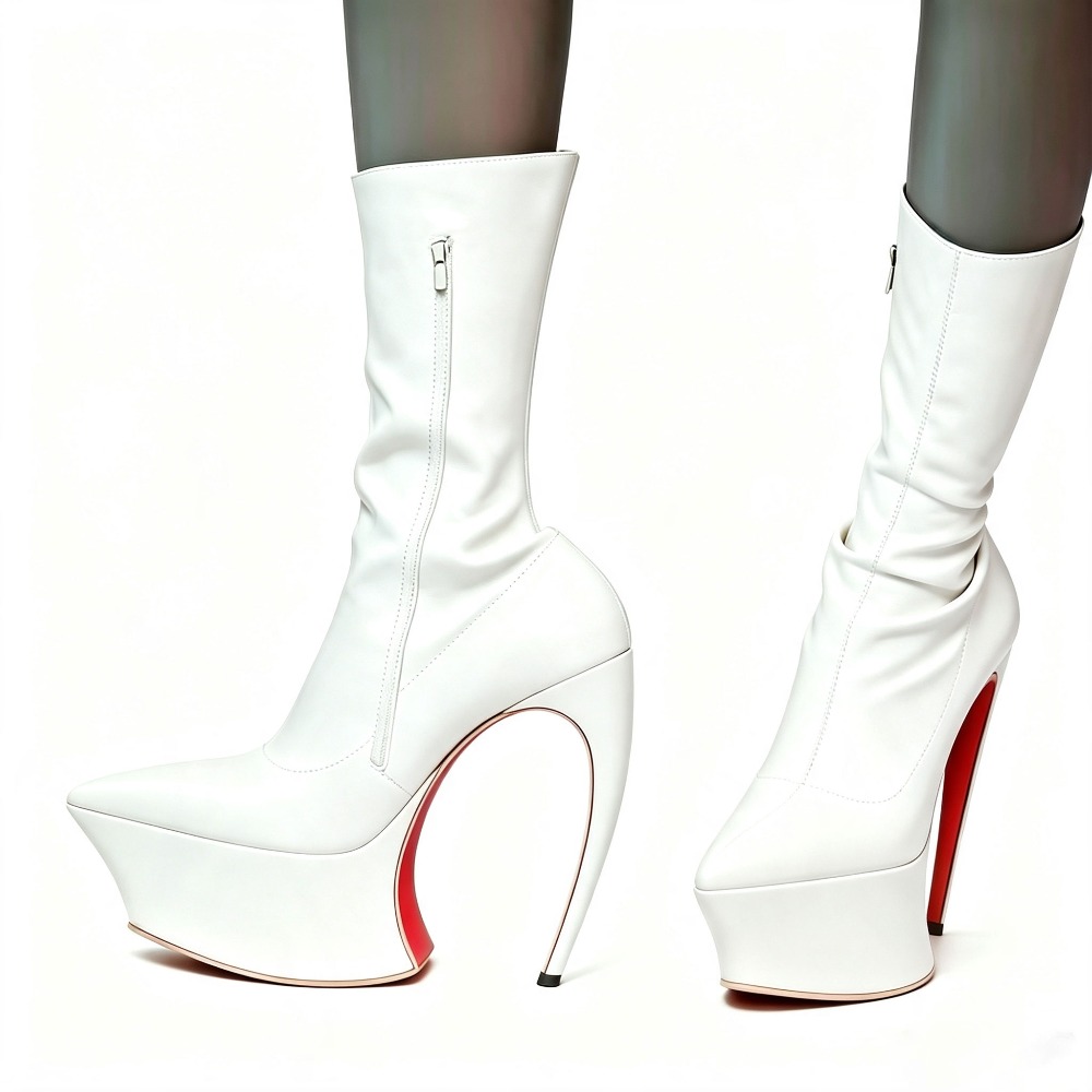 Damen-Stiefeletten mit spitzer – Street Fashion Show Bewertung und Preis