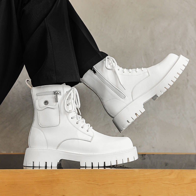 2025 Trend Männer Stiefel Turn – Street Fashion Trends Bewertung und Preis