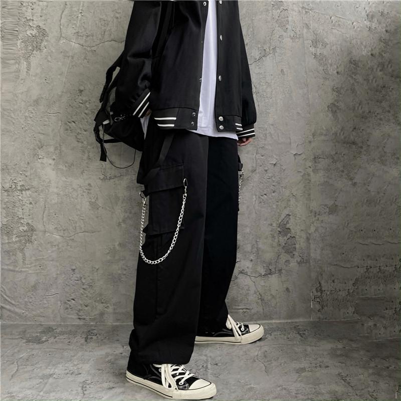 Koreanischer High-Street-Stil  – Cargo Pant Wide Bewertung und Preis