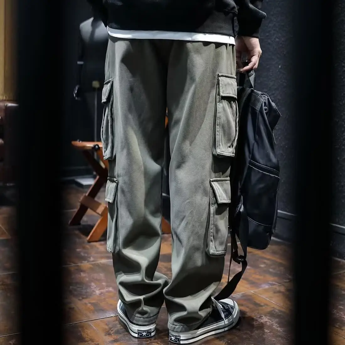 Breite Multi-Pocket-Hose für H – Cargo Pant Wide Bewertung und Preis