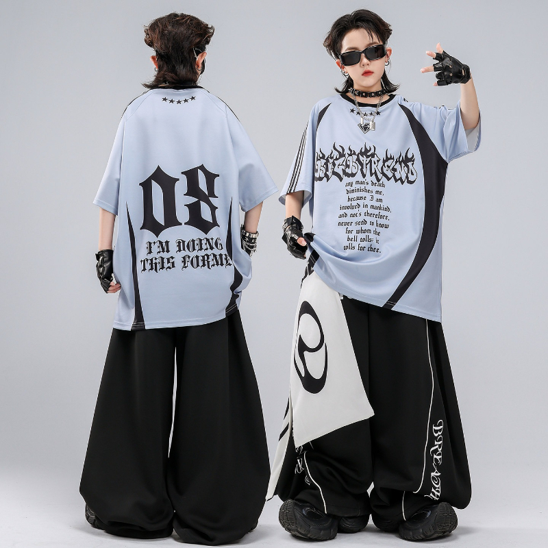 Hip-Hop K-Pop Rotes T-Shirt Ba – Street Fashion Show Bewertung und Preis