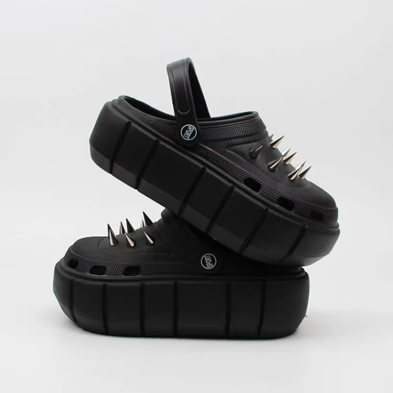 Y2K Stil Nietenloch Schuhe Dam – Street Fashion Trends Bewertung und Preis