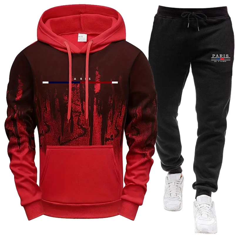 Herren-Set/Hoodie/Hose Herbst  – Street Fashion Outfit Bewertung und Preis