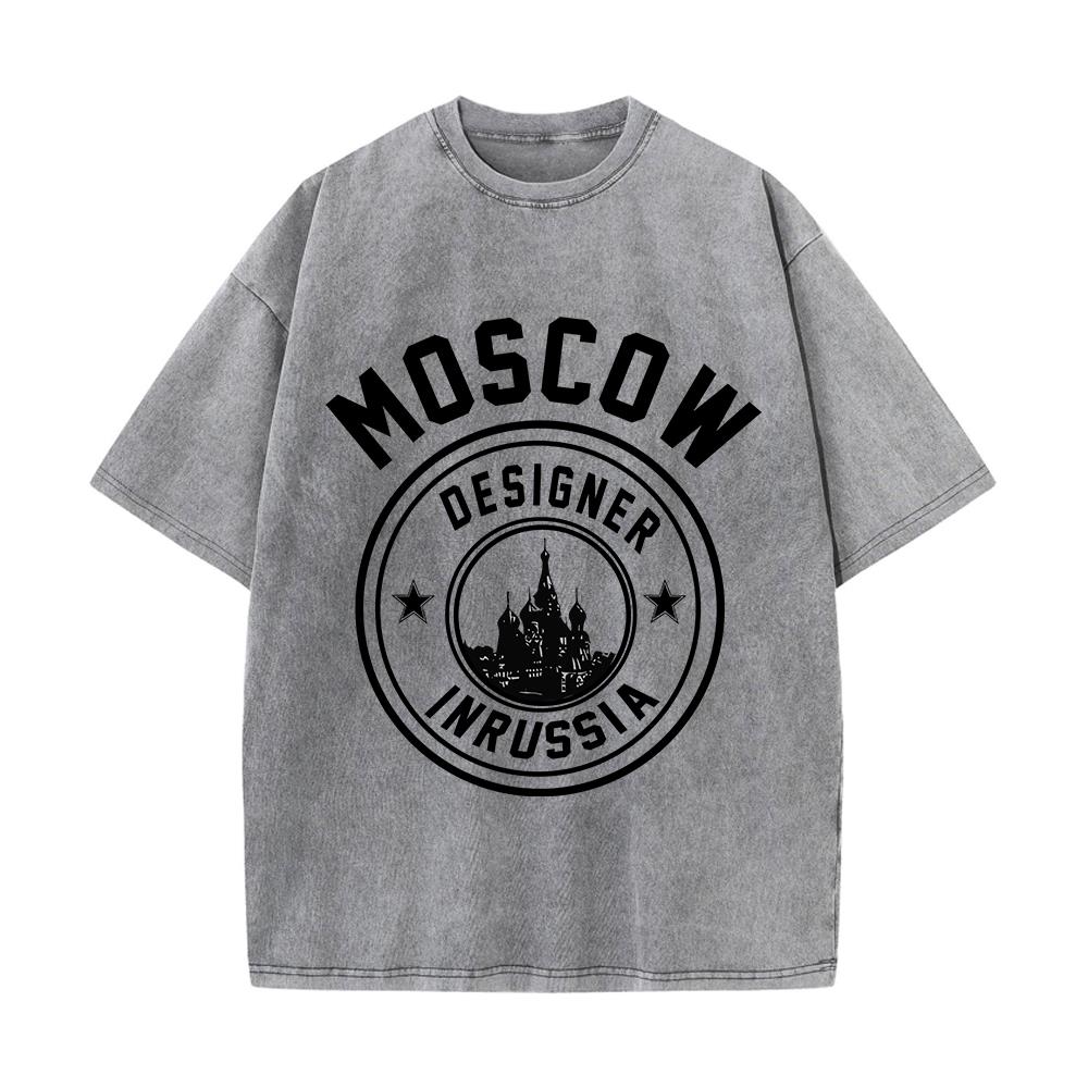 Frau Baumwolle gewaschen T-Shi – Street Fashion Russia Bewertung und Preis