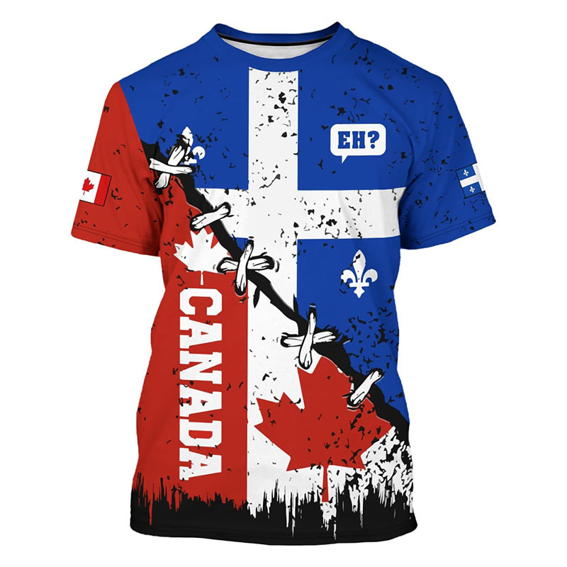 Modisches Neues Kanada T-Shirt – Street Fashion Canada Bewertung und Preis