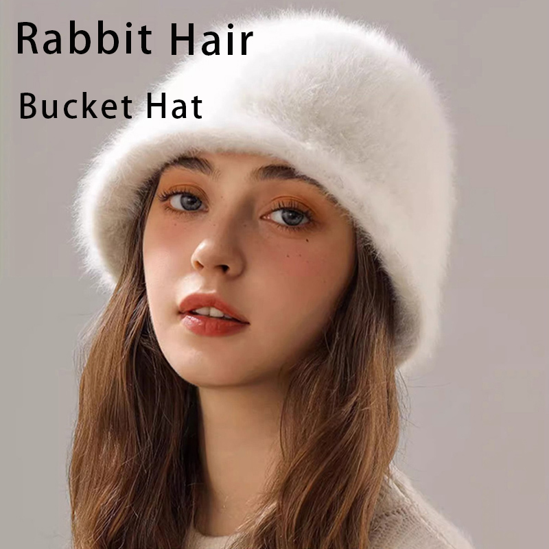 Winter Kaninchen Haar Eimer Hu – Street Fashion Russia Bewertung und Preis