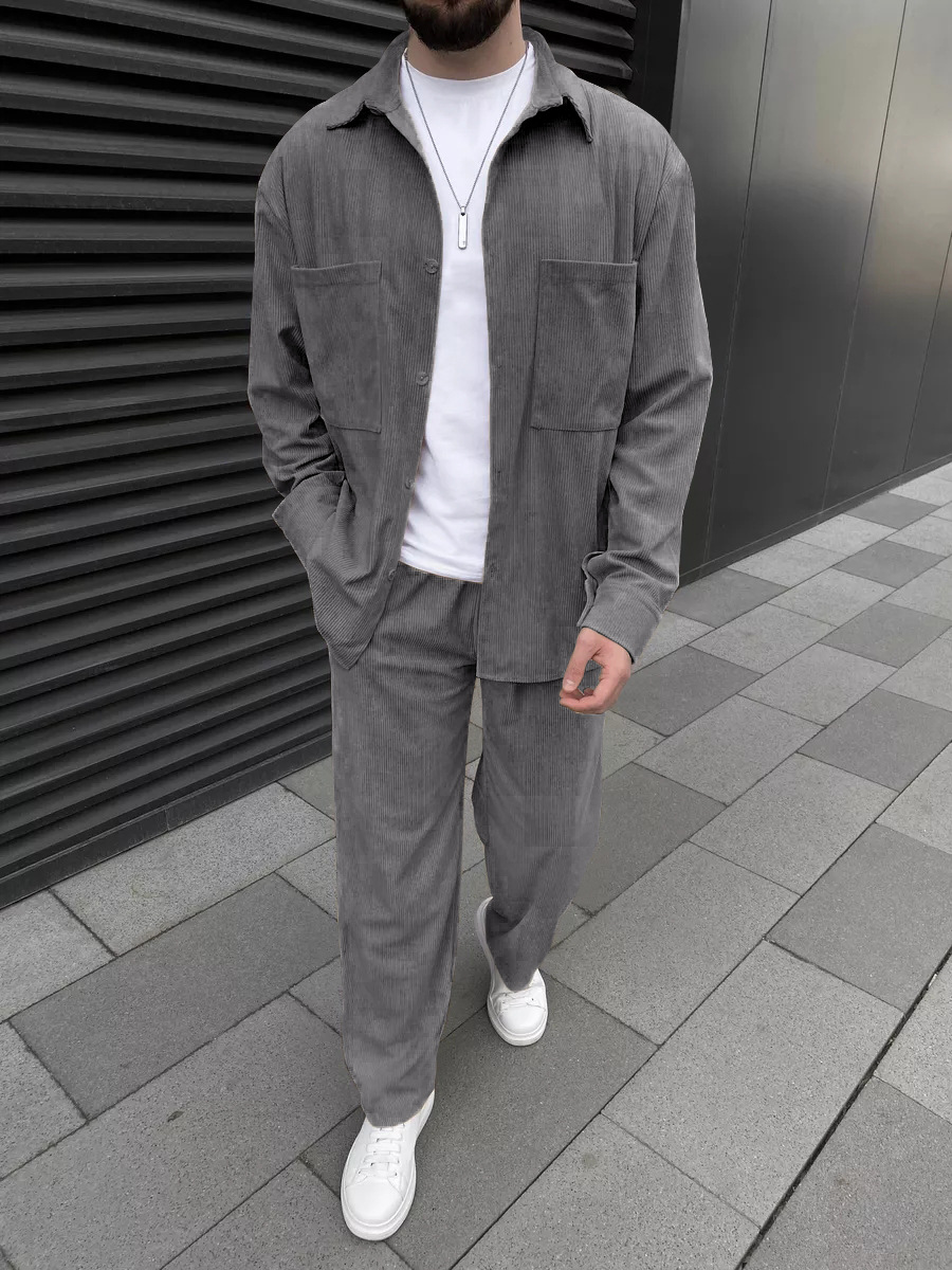Herren-Cordoutfit im Zweiteile – Street Fashion Outfit Bewertung und Preis