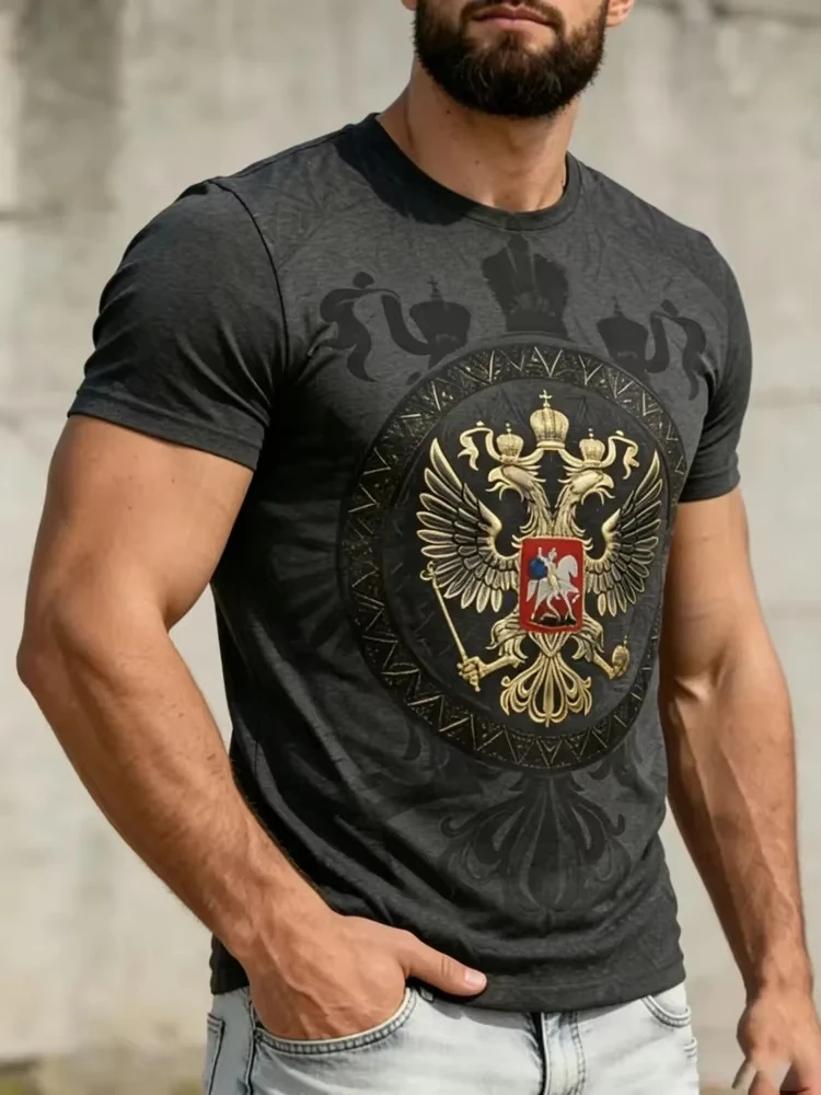 Russland-Flagge, 3D-Druck, T-S – Street Fashion Russia Bewertung und Preis