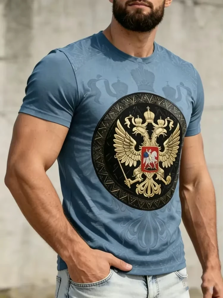 Russland-Flagge, 3D-Druck, T-S – Street Fashion Russia Bewertung und Preis