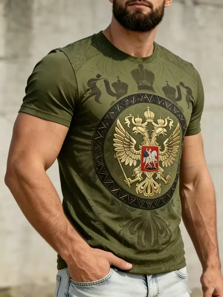 Russland-Flagge, 3D-Druck, T-S – Street Fashion Russia Bewertung und Preis