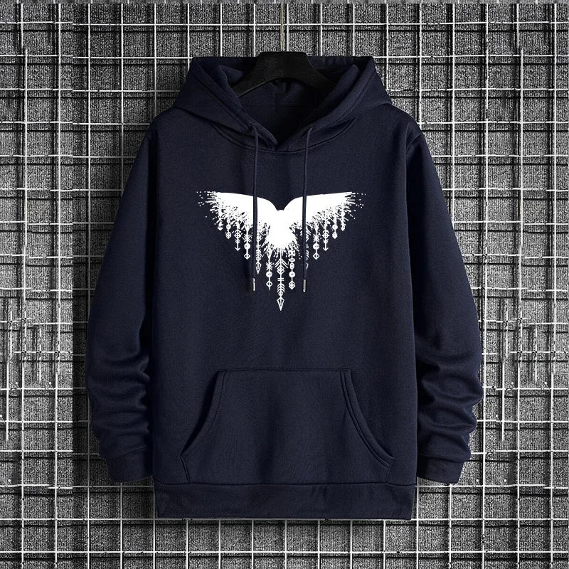 Rabe bedruckter Herren-Kapuzen – Street Fashion Urban Bewertung und Preis
