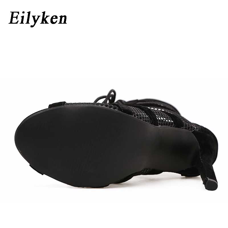 Eilyken Modenschau schwarz Net – Street Fashion Show Bewertung und Preis