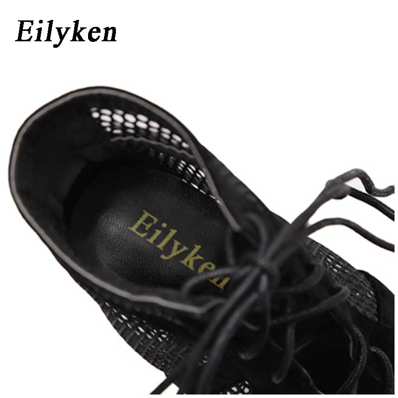 Eilyken Modenschau schwarz Net – Street Fashion Show Bewertung und Preis