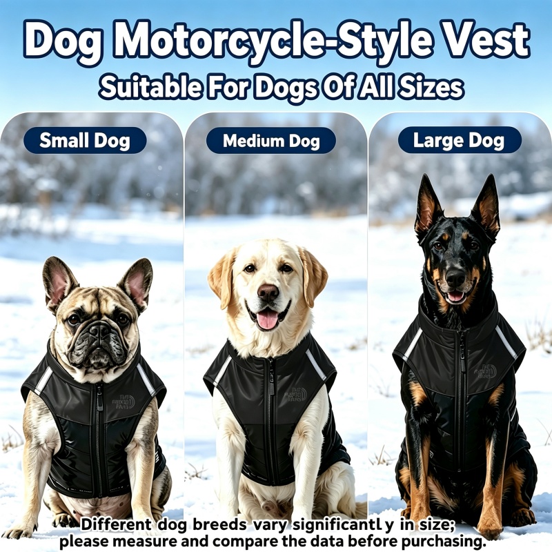 Motorrad-Stil Hunde-Pufferwest – Puffer Vest Padded Bewertung und Preis