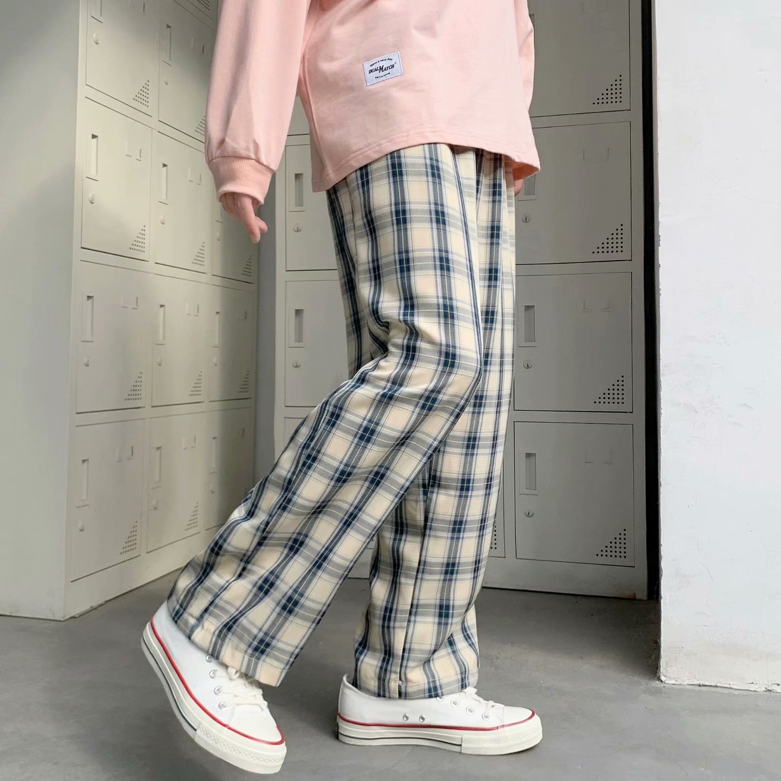 Herren Karierte Hosen Koreanis – Cargo Pant Wide Bewertung und Preis